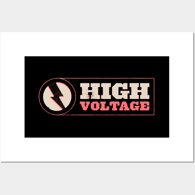 High Voltage / 2 Wall Art by attadesign